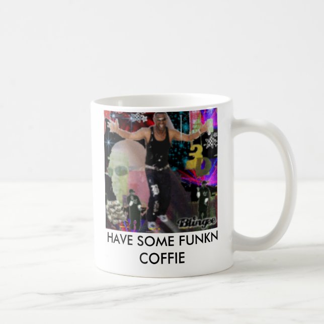 Caneca De Café 3d, TÊM ALGUM FUNKN COFFIE (Direita)
