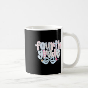 Caneca De Café 4º ano pré-aprimorado laço feminino volta às aulas