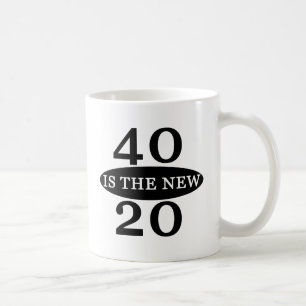Caneca De Café 40 É O Novo 20
