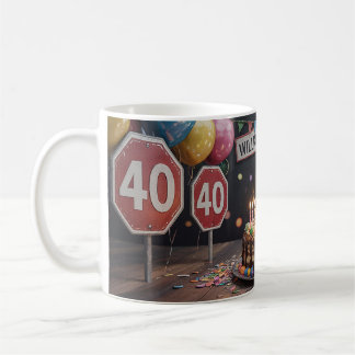 Caneca De Café 40 Geburtstag