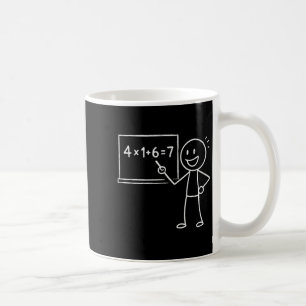 Caneca De Café 41 67 Meme Quatro Um Seis Sete Engraçado Professor