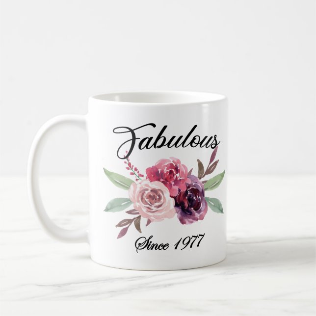 Caneca De Café 44 Idea Mug, Fabulosa Desde 1977 (Esquerda)