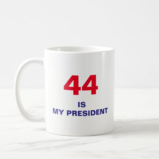 Caneca De Café 44 Obama Mug (Esquerda)