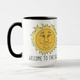 Caneca de Café 450ml Bem-vindo Sol