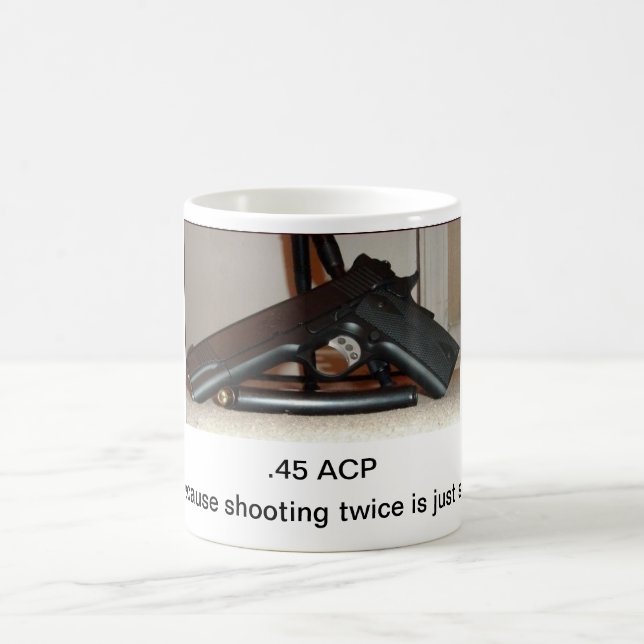 CANECA DE CAFÉ .45 ACP (Centro)
