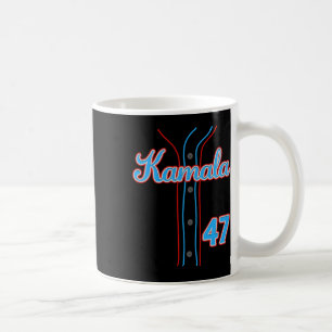 Caneca De Café 47 Baseball Jersey Shirt Team Kamala Para Presiden
