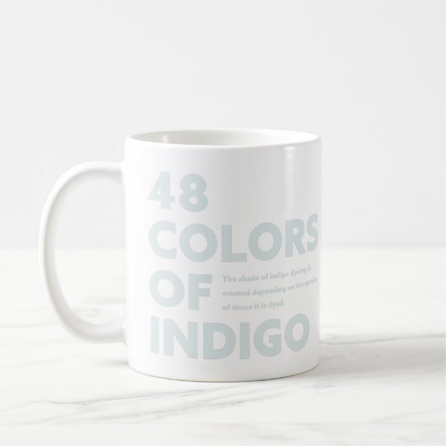 CANECA DE CAFÉ 48COLORS OF INDIGO (Esquerda)