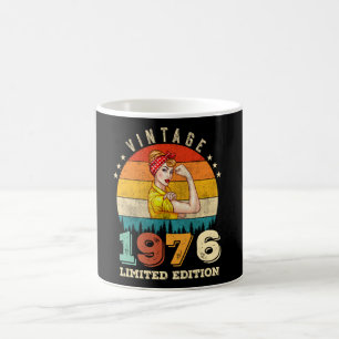 Caneca De Café 49 anos de idade no domingo de 1976 Vintage 49º an