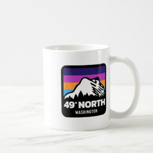 Caneca De Café 49 Graus Norte Washington Snowboard Skiing Fa
