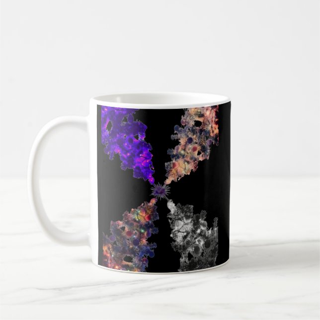 Caneca De Café 4 Árvores de Natal (Esquerda)