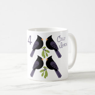Caneca De Café 4 Aves Colly