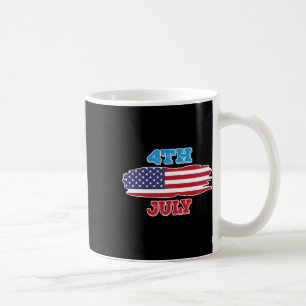 Caneca De Café 4 Camisa 4 de julho Bandeira Americana Para Homens