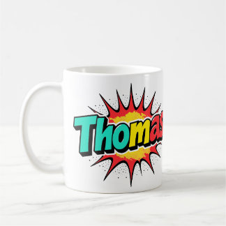 Caneca De Café 4 Color Thomas 1 - Retro Comic
