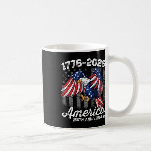 Caneca De Café 4 De Julho 250 Aniversário 1776-2026