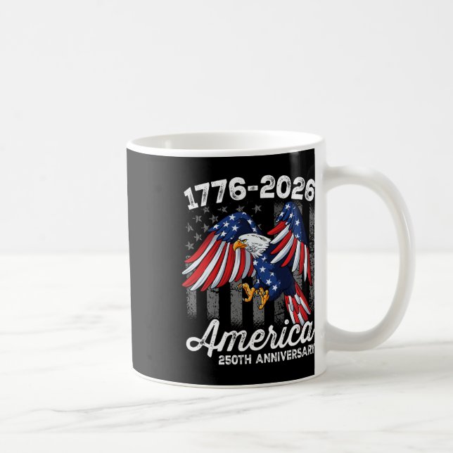 Caneca De Café 4 De Julho 250 Aniversário 1776-2026 (Direita)