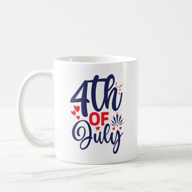 Caneca De Café 4 de julho-68826 (Esquerda)