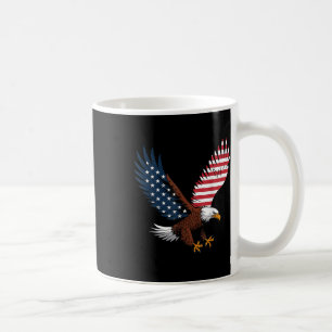 Caneca De Café 4 De Julho Bald Eagle Eua Bandeira Americana Patri