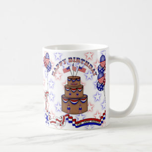 Caneca De Café 4 de julho Celebração