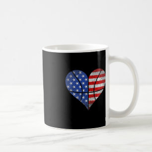 Caneca De Café 4 de julho de 2010, American Flag Basball Heart US