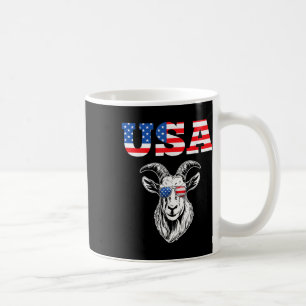 Caneca De Café 4 de julho de 2010 Bandeira Americana Goat Lover U