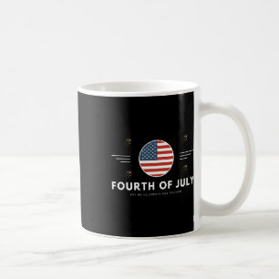 Caneca De Café 4 De Julho De Bandeira Americana