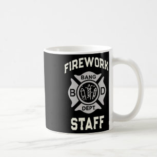 Caneca De Café 4 De Julho, Funcionarios De Fogo Boom Squad Safety