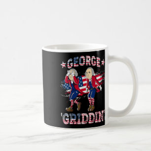 Caneca De Café 4 De Julho George Washington Griddy George Griddi