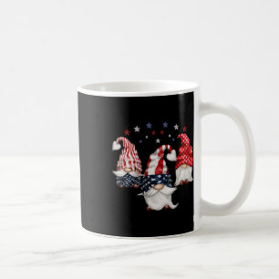 Caneca De Café 4 de julho Gnomos Patrióticos Engraçados U America