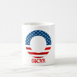 Caneca De Café 4 De Julho Monograma - Mug De Café Personalizado