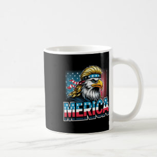 Caneca De Café 4 De Julho Patriótico Águia Engraçada 4 De Julho E