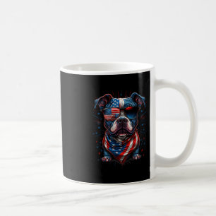 Caneca De Café 4 De Julho Patriótico Staffordshire Bull Terrier D
