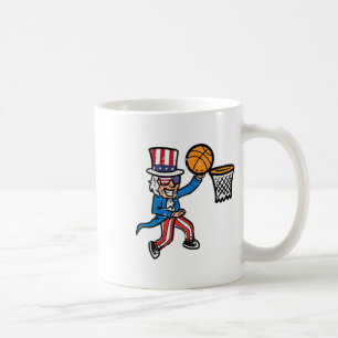 Caneca De Café 4 de julho Sketll Tio Sam America Men Boys Kids