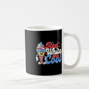 Caneca De Café 4 De Julho, Vermelho, Branco E Legal Picolé Americ