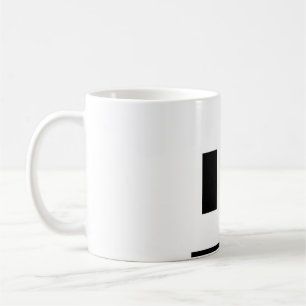 Caneca De Café 4Jack moderno preto & branco