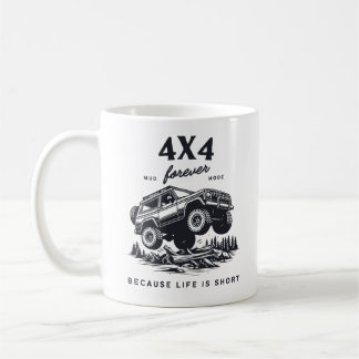 Caneca De Café 4x4 Off Road “Mud Mode” Adventure