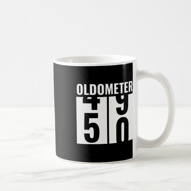 Caneca De Café 50º 50º aniversário Homens engraçados dotados de a (Direita)