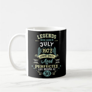 Caneca De Café 50º Aniversário As Legendas De Decoração Foram Nas
