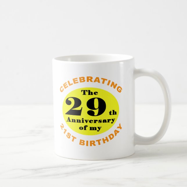 Caneca De Café 50º aniversário do Humor (Direita)