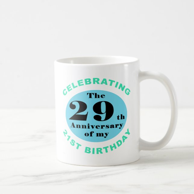 Caneca De Café 50º aniversário do Humor (Direita)