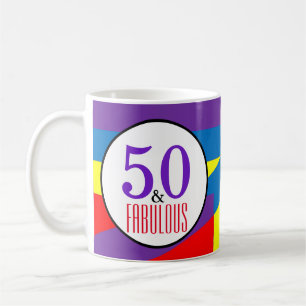 Caneca De Café 50º aniversário e fabuloso