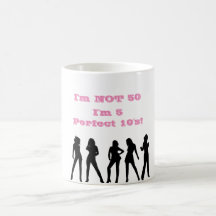50º Aniversário engraçado MUG - NÃO 55 perfeito 10