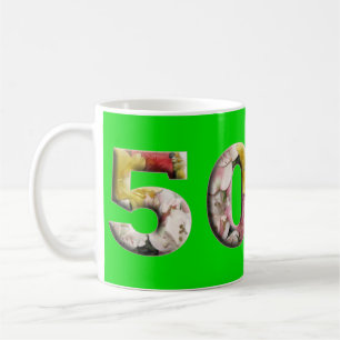 Caneca De Café 50º Aniversário Milestone Mug 50 Anos