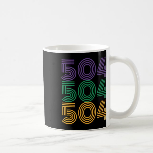 Caneca De Café 504 Mardi Gras 2025 Figurino de Carnaval (Direita)