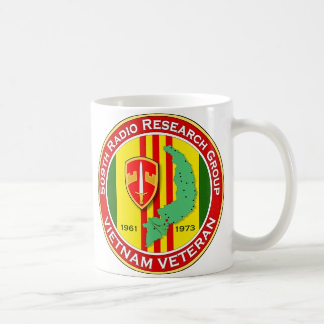 Caneca De Café 509th RRG 2 - ASA Vietnam (Direita)