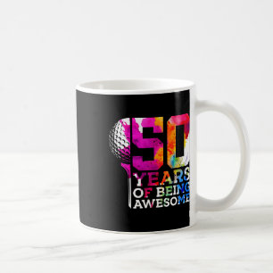 Caneca De Café 50 Anos De Estar Incrível Golfe 50.º Aniversário