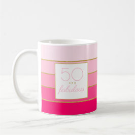 Caneca De Café 50 anos e fabuloso ouro rosa