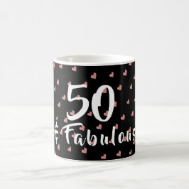 Caneca De Café 50 e aniversário fabuloso