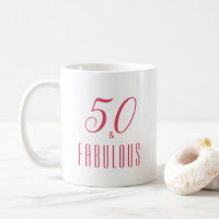 50 e Fabulosa caneca-branca-esbelta