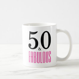 Caneca De Café 50 e Fabuloso 50...