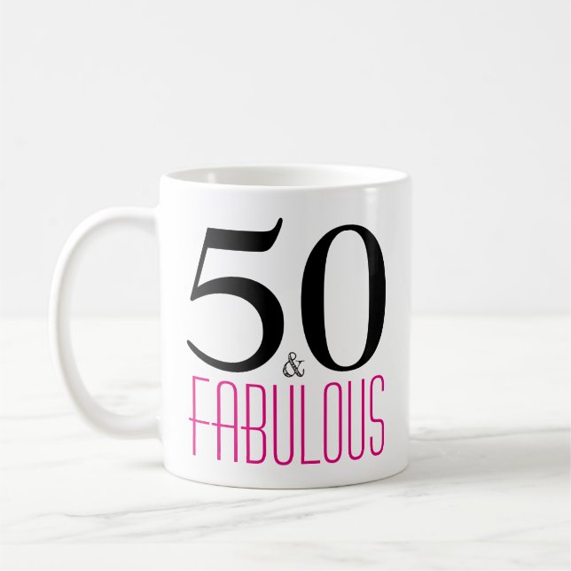Caneca De Café 50 e Fabuloso 50... (Esquerda)